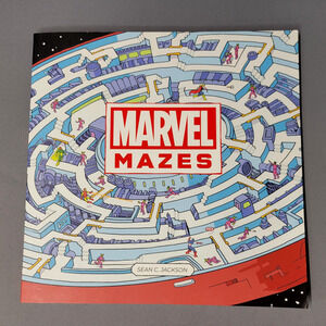 Marvel Mazes Sean C. Jackson Softcover Puzzle Activity Book Chronicle Books 2022